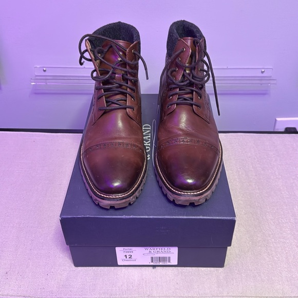 Warfield & Grand Porter Chestnut boots - Picture 2 of 4